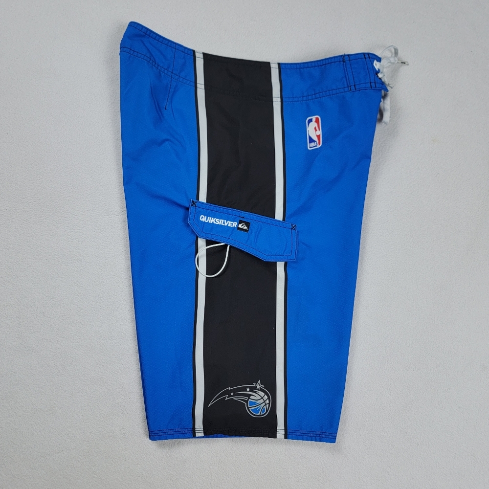 Quicksilver NBA Orlando Magic Board Shorts Swim Trunks Men's Size 36 Blue